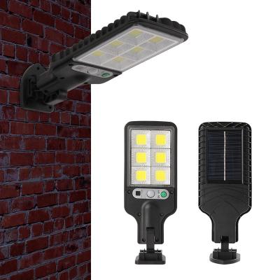 China New Household Human Body Border Outdoor Solar Light Induction 72COB Solar Sensor Street Light Solar Wall Light for sale