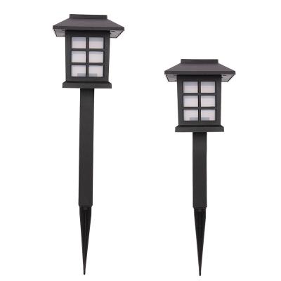 China Small Palace Solar IP65 Bollard Yard LANDSCAPE Lawn Garden Light Outdoor Waterproof Household LED Light for sale