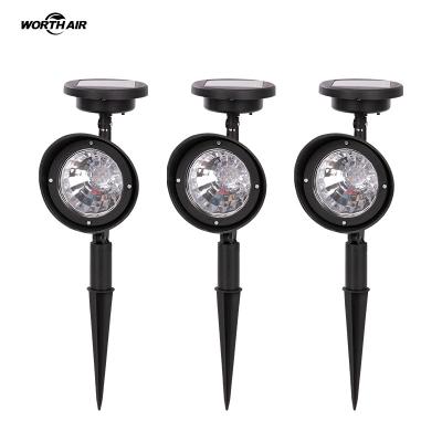 China Outdoor LANDSCAPE Spot Light Solar Garden Lawn Landscape LED Spotlight Path Lamp for sale