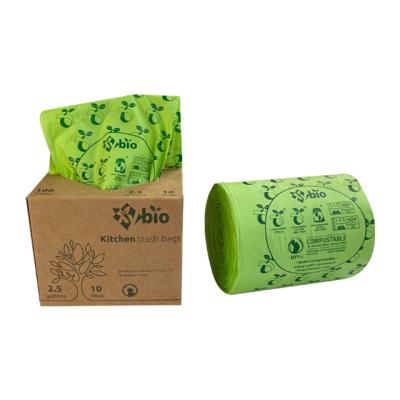 China Eco Friendly Compostable Kitchen Trash Bags For Food Waste for sale