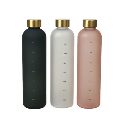 China Sustainable Colorful Lean 16oz Tumbler Plastic Bottle Wholesale Plastic Water Bottles With Lid And Straw for sale