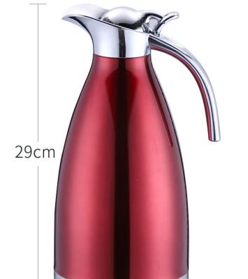 China Stainless Steel Coffee Carafe Vacuum Insulation Thermos Tea Coffee Thermal Stocked Pot for sale