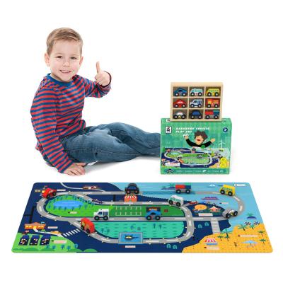 China Toy Kids Road Building Motorway Toy Car Traffic Roadway Slot Puzzles DIY Play Mats Child's Play Mat for sale