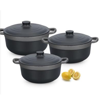 China Professional Manufacturer Aluminum Pot Hard Anodized Nonstick Cookware XB-2187 for sale