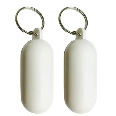 China Promotion Gift Key Chain Capsule Pill Float Shape Swimming Fishing PU Foam Key Chain Float for sale