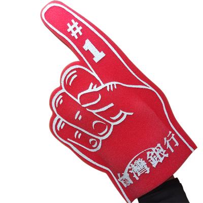 China Promotional Gifts Foam Professional Cheering Giant Hand Foam Middle Finger Thicken EVA Foam Finger Hand for sale