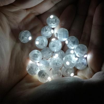 China Colorful Plastic Round Led RGB Ball Flash Lights Balloons Flashing Lights For Lantern Christmas Wedding Birthday Party Decoration for sale