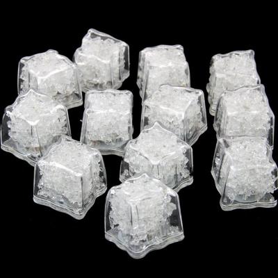 China Plastic LED Ice Cubes Lights For Party Bar Ornaments Items Promotion Products for sale