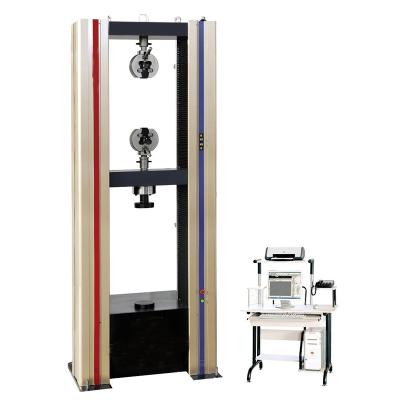 China Tensile 10 Ton Electronic Universal Material Testing Machine 100kn Wire Tensile Strength Tester for sale