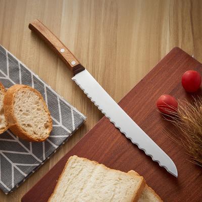 China Household Kitchen Bakery Stainless Steel Tool Cake Toast Sustainable High Quality Baking Bread Knife for sale