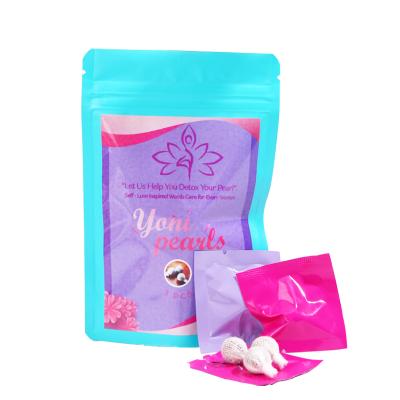 China Shrink Fibroids RTS Online Pharmacy Vaginal Health Relief Yeast Infection Yoni Beads Herbal Private Label for sale