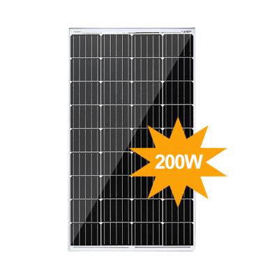 China Factory Sales Products Poly PV Solar Power Module Aluminum Alloy 200W Solar Panel 1480*668*35mm for sale