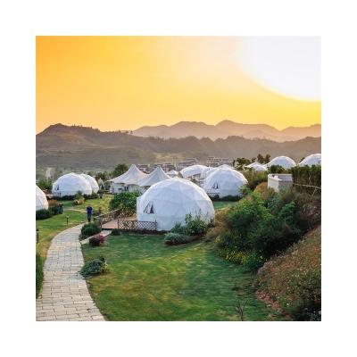 China Water proof PVC dome tent for luxury hotel tent in Jordan with family resort cheap factory price for sale