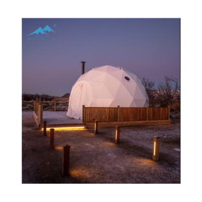 China Transparent 5M Luxury Outdoor Waterproof Igloo Hotel Geodesic Dome Tent Water Proof Dome For Sale for sale