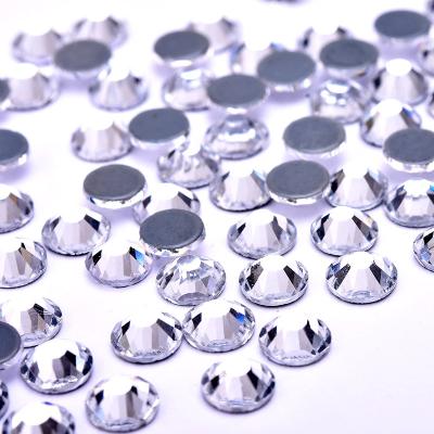 China High Quality Flatback Hotfix Flat Rhinestones For Clothing Shoes Garment Dance Accessories Wholesale for sale