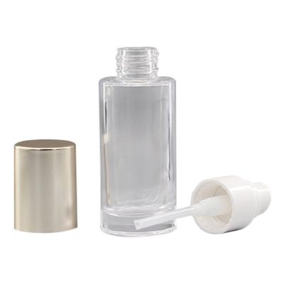 China Factory Wholesale Cosmetic Logo Essential Oil Bottle Pump Custom Serum 30ml for sale