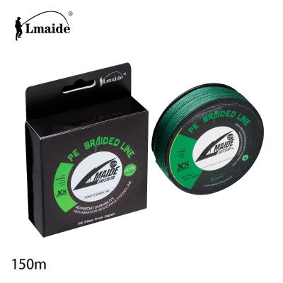 China Good quality 100m float marker 8 strand 100% pe braided fishing line strong tensile abrasion resistant for sale