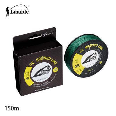 China Float Marker 4 Strands 150m Good Quality PE Braided Fishing Line 4LB-150LB High Strength Abrasion Resistant Reel Fishing Line for sale