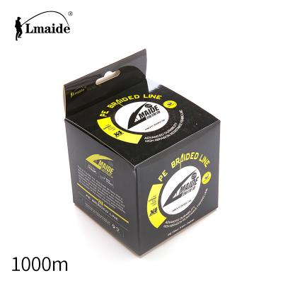 China Float Marker PE Braided Fishing Line Multicolor 1000m Sea Fishing Braid Lines for sale