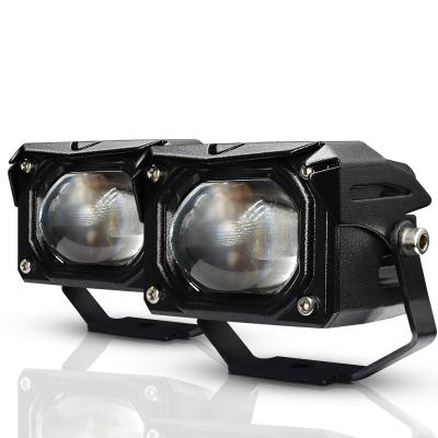 China Universal Aluminum Aviation Motor Truck Headlight Work Led Spot Mini Driving Light Motorcycle Headlight Fog Lights Bar for sale