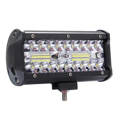 China Hot Selling 120w 7inch White Aluminum Spot Flood Beam Work Light 12v 24v Work Lamp For Suv Atv Trucks Off Road Vehicle for sale