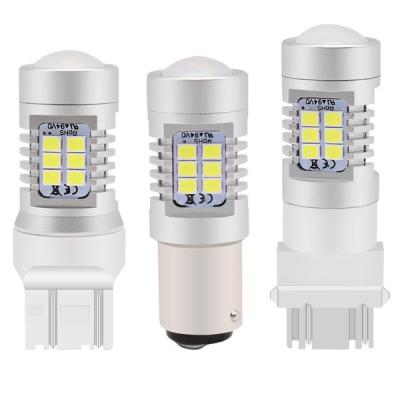 China Brake/Turn Signal Light 1157 1156 Ba15s P21W LED Bulbs 2835 LED Signal Stop Tail Reverse Emergency Parking Lights for sale