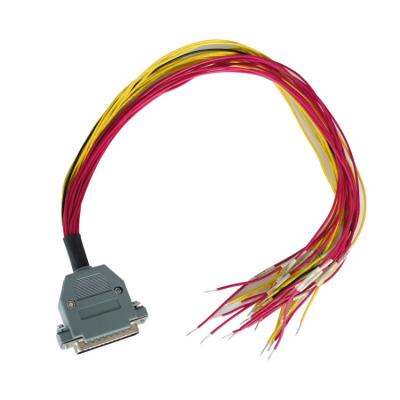 China Custom Electronics Manufacturing Connector DB25 Wire Harness 25pin Cable Assembly for sale