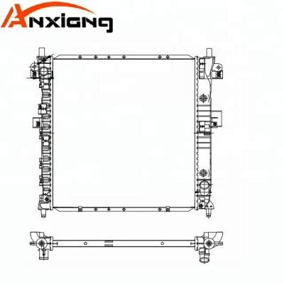 China Plastic Aluminum Core Tank Car Radiator OEM: 2131009252 555*568*26 TO NISSENS: 64316 Auto Radiator for sale