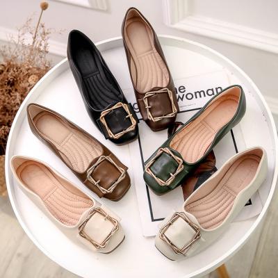 China Massage Women Fashion Casual Soft Comfortable Flats Shoes Buckle Pumps Shoes For Daily Working Dating Nurse for sale