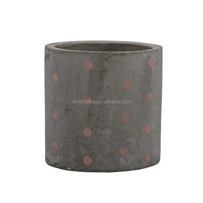 China Citronella 200g Natural Scented Soy Wax Candle With Concrete Vessel for sale