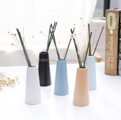 China Sustainable Luxury Ceramic Vase Reed Aroma Diffuser For Gift for sale