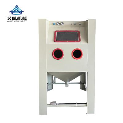 China Portable Sand Blowing Dry Pneumatic Rust Air Filter Plant Sand Blowing for sale