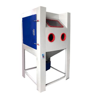 China Building Material Shops Portable Pressure Pot Sandblaster Saw Blade Oil Water Remove Booth Sandblaster Machine for sale