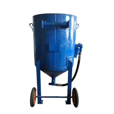 China Burnishing Small Sand Blasting Steel Rust Removal Equipment Sandblasting Equipment Derusting Machine for sale