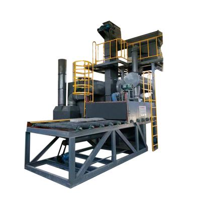 China Polishing Type Shot Blasting Machine Equipment Steel Surface Reinforcing Roller Conveyor Manufacturers for sale