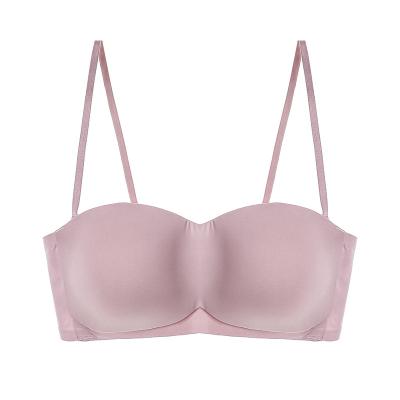 China Seamless Bra QUICK DRY High Quality Wireless Comfort T-shirt Women Laser Cut Strapless Invisible Bra for sale