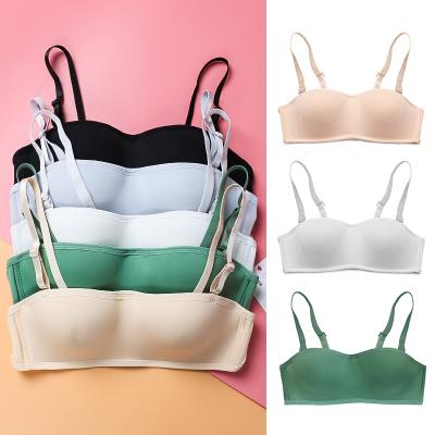 China Madame Simple Invisible Smoothing Wireless QUICK DRY Women's Strapless Bra for sale