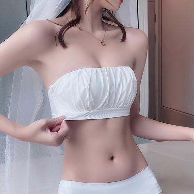 China QUICK DRY Breathable Solid Thin Radio Soft Cup Women Strapless Bra for sale