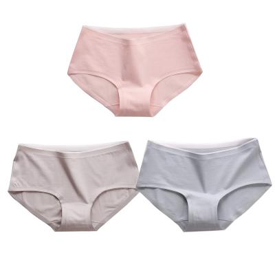 China Women's Traceless Hipster Breathable Underwear 2XL-4XL Plus Size Cotton Seamless Panties for sale