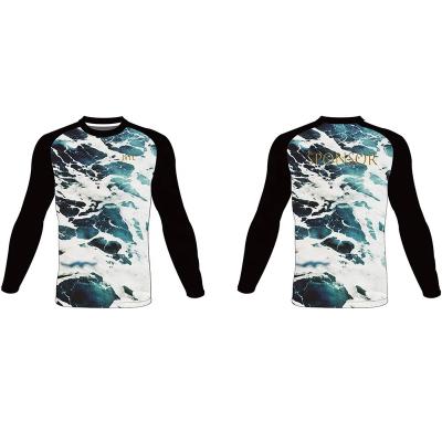 China Anti-UV Wholesale Custom Design Tournament Breathable Sublimation Print Fishing Jersey Long Sleeve Fishing jersey for sale