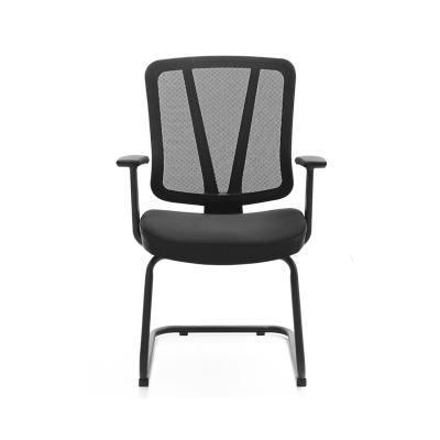 China (Size)Vaseat Adjustable Factory Supplying Cheap Modern Mesh Office Chair No Wheel Visitor Desk Chair for sale