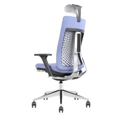 China Foshan New Design Swivel Mesh Fabric Arm Ergonomic (Height) Ergonomic Office Chair Turkey Modern Adjustable Comfortable Wide Seat (New) For Adult for sale