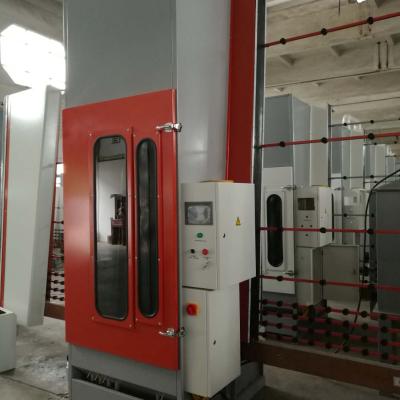 China Hotels Automatic High Efficiency Glass Frosting Machine Vertical Sandblasting Machines for sale