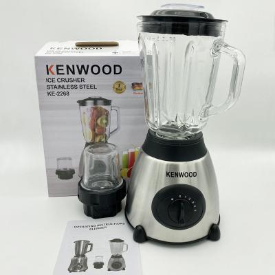 China Multifunctional 2 in 1 blender Y66 KE-2268 5 speed juicer with stainless steel pot wooden ken food blender electric blender for sale