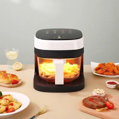 China Peak 8.5L Capacity Hotel Inventory Medium Digital Touch Screen Electric Air Fryer High Quality Oil Free Smart Visible Oven for sale