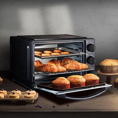 China High Quality Electric Car Toaster Oven 1500W 25L Oven Kitchen Appliances Without Oil for sale