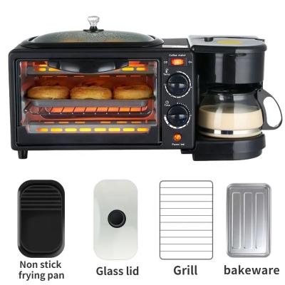 China Electric Car Home Appliances Sandwich Maker 3 in 1 Breakfast Makers Coffee Maker Sandwich Toaster for sale