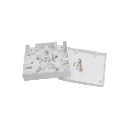 China FTTX FTTH Supply Dual Port Quality86 FTTH Fiber Optic Panel Mini Good Termination box/4 Ports Office Optical Equipment for sale