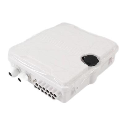 China FTTX ABS 8 Core 1:8 Core PLC Factory Supply Distribution Box Wall Mounted Fiber Optic Terminal Distribution Box For FTTH for sale