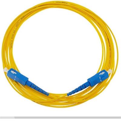 China Chinese FTTX FTTH Factory Manufacturer All Type Fiber Optic Patch Cord SC/UPC-SC/UPC Fiber Optic Jumper Cable Price for sale